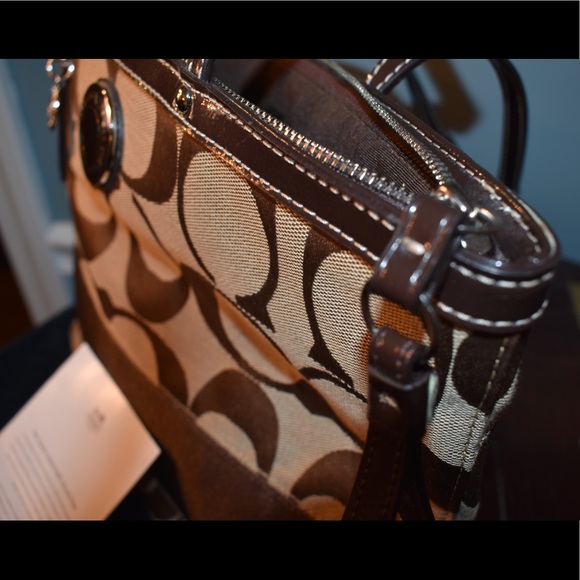 Coach Signature Collection Handbag - Picture 5 of 8